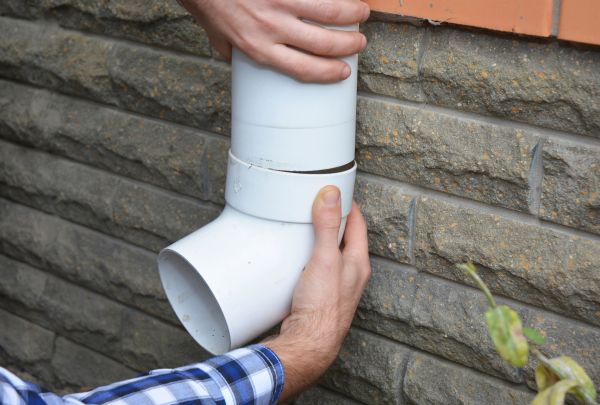 Drainage Downspout Repair in Powell