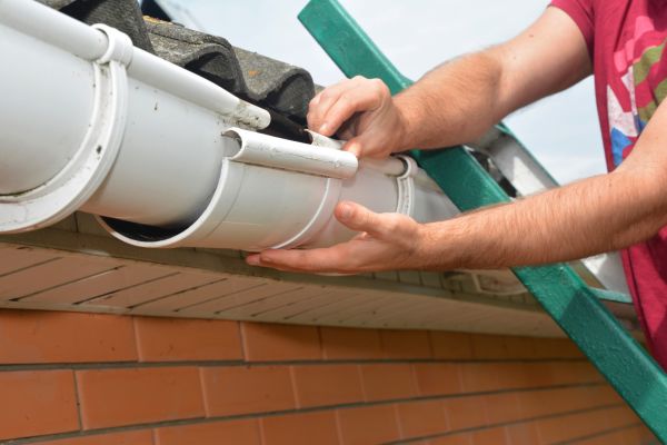 Large Gutter Repair in Powell