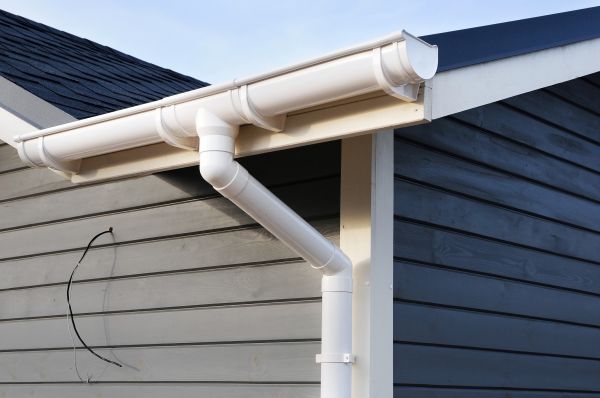 PVC Rain Gutter Installation in Powell