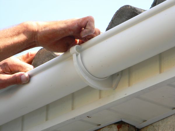 Plastic Gutter Repair in Powell